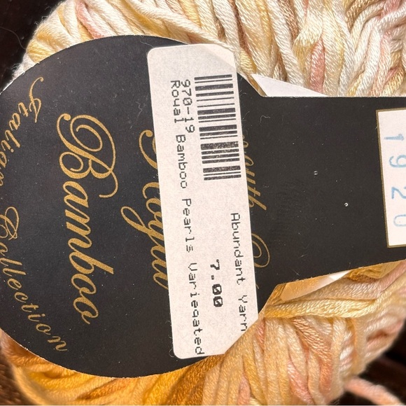 Royal Bamboo pale pastel variegated yarn lot bundle of four NWT - Picture 3 of 4